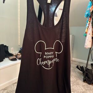 Mary Poppin Champagne Women's Graphic Tank size Small